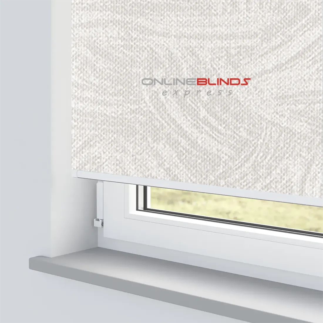 HAVANA WHITE MOTORISED ROLLER BLIND - Online Blinds Express