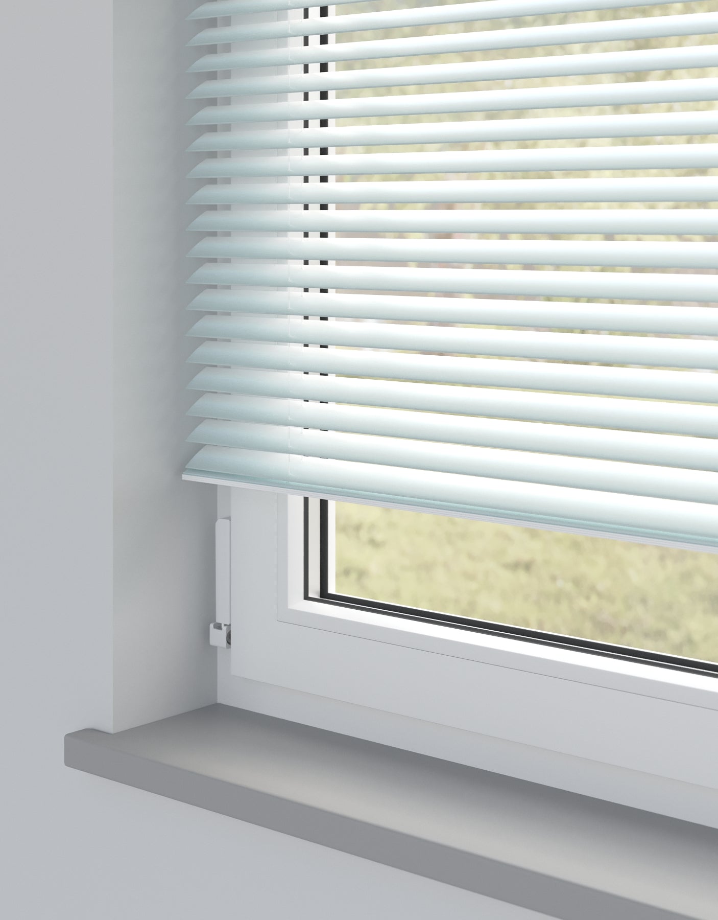 Ice Blue Standard Metal Venetian Blind - Online Blinds Express
