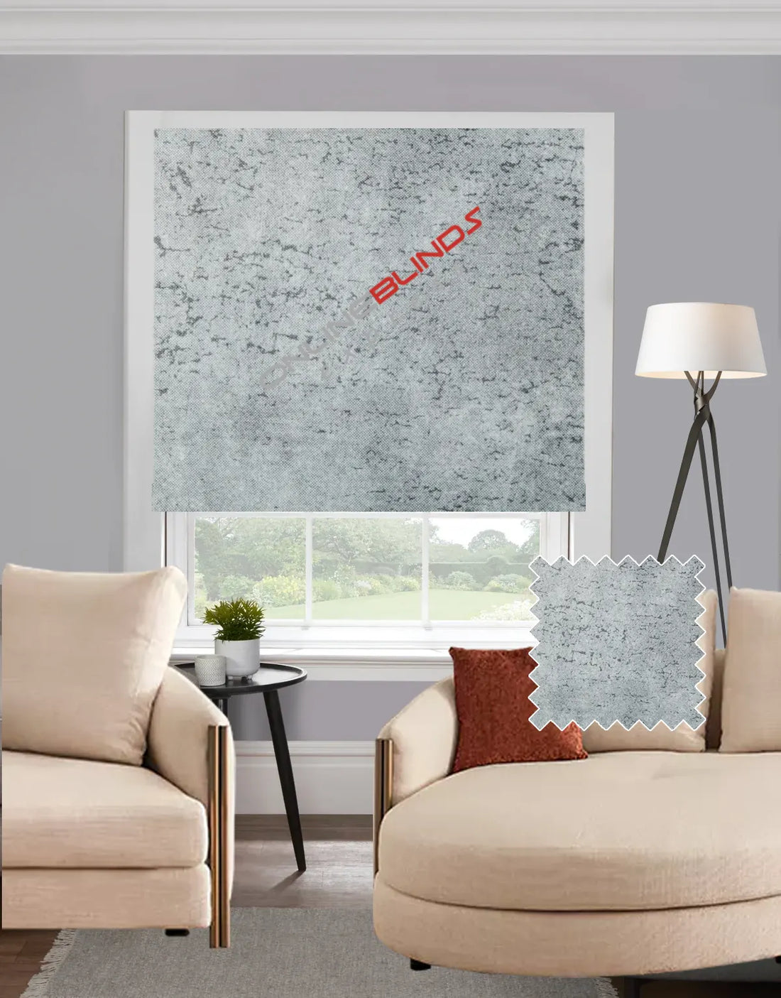 Istanbul Silver EB - Roman Blind - Online Blinds Express
