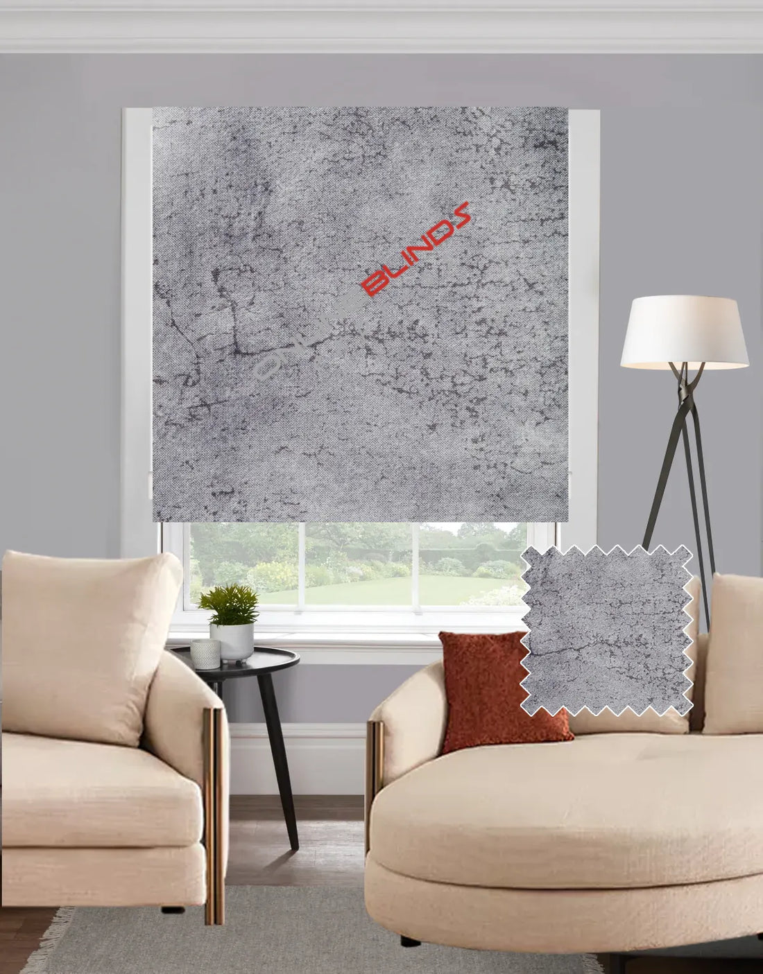 Istanbul Steel EB - Roman Blind - Online Blinds Express