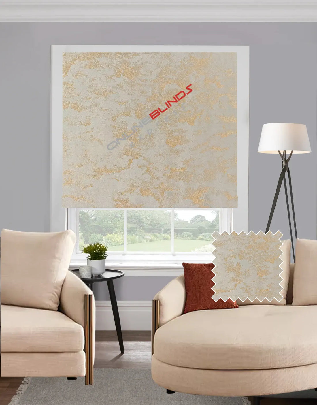 Izmir Mink EB - Roman Blind - Online Blinds Express