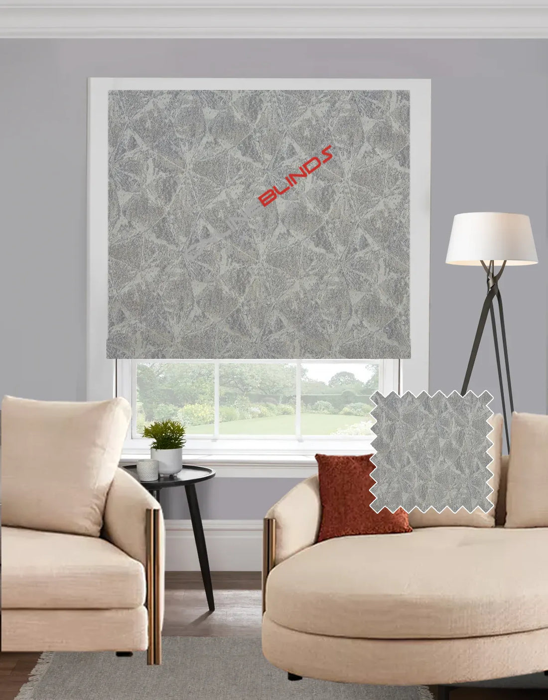 Karina Shell EB - Roman Blind - Online Blinds Express