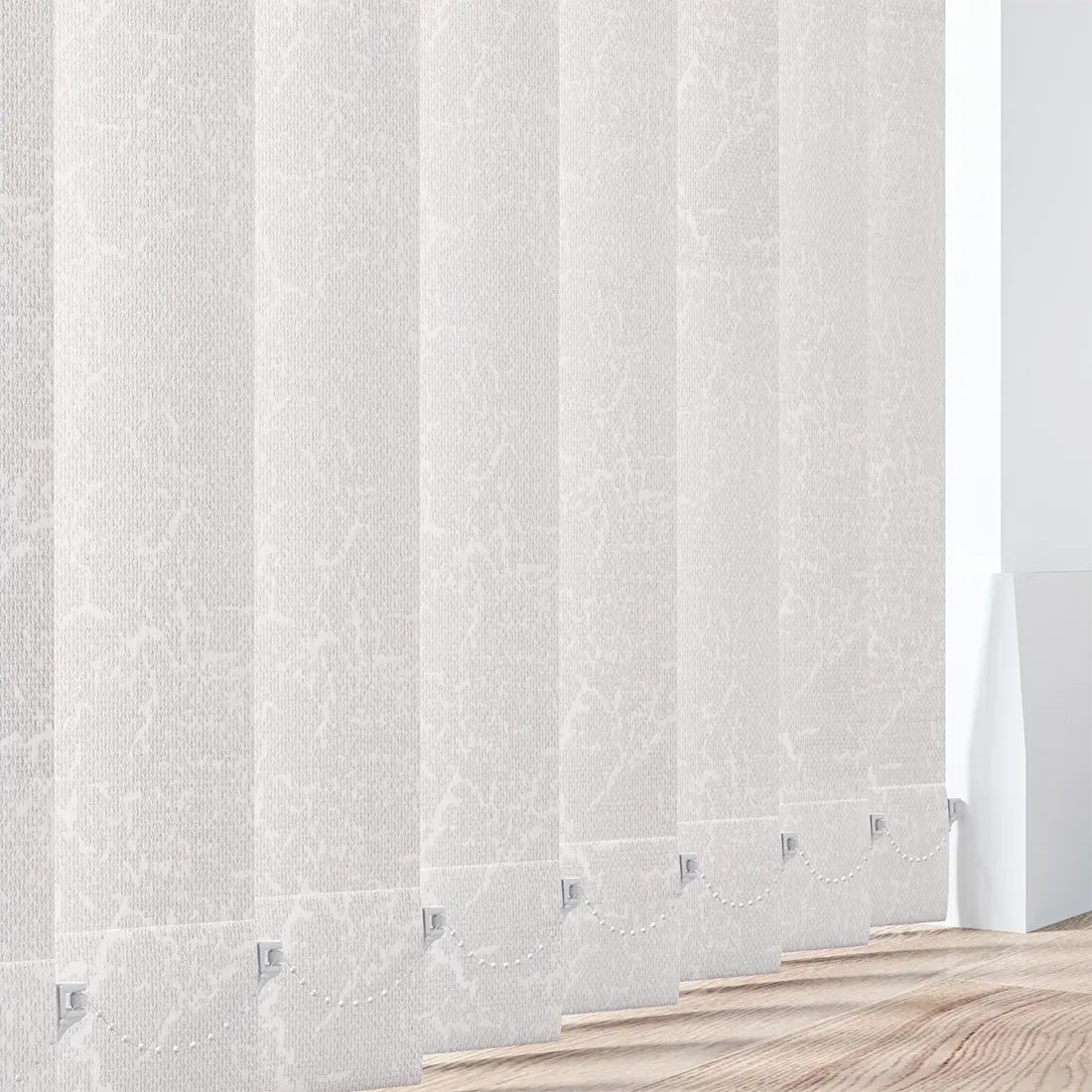 Lahore White PVC Waterproof Replacement Slats - Online Blinds Express