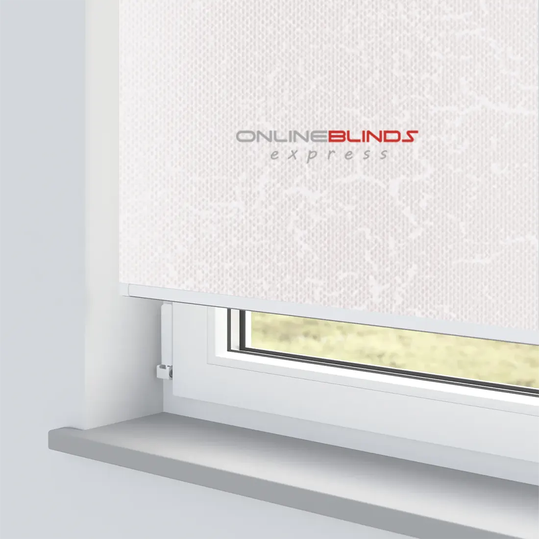 LAHORE WHITE MOTORISED ROLLER BLIND - Online Blinds Express