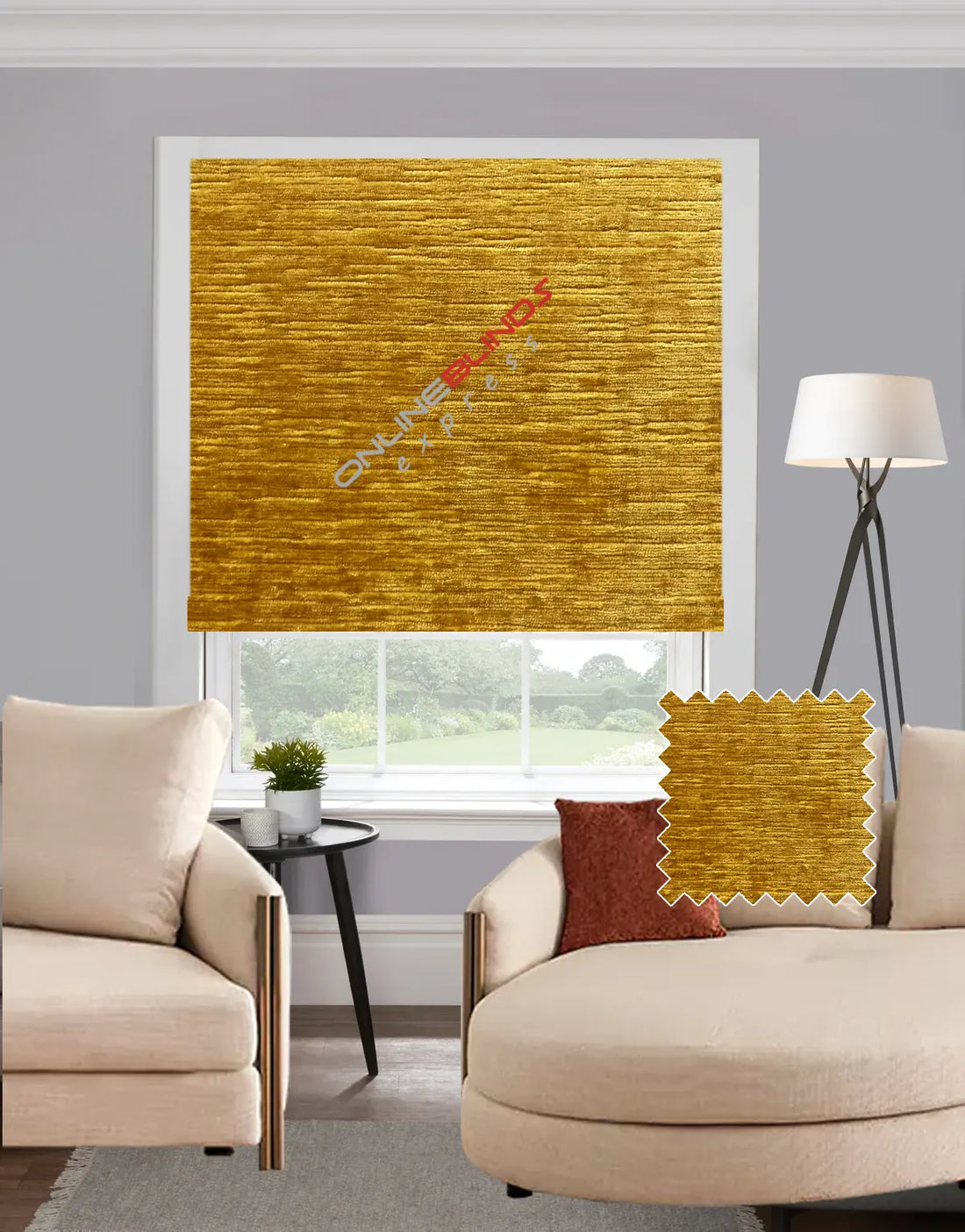 Litie Honey EB - Roman Blind - Online Blinds Express