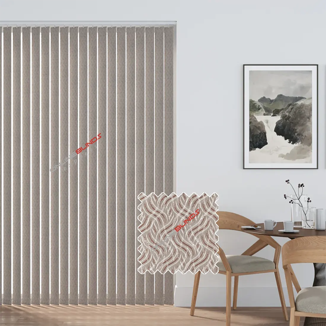 Marina Coffee - Brown Replacement Slats - Online Blinds Express