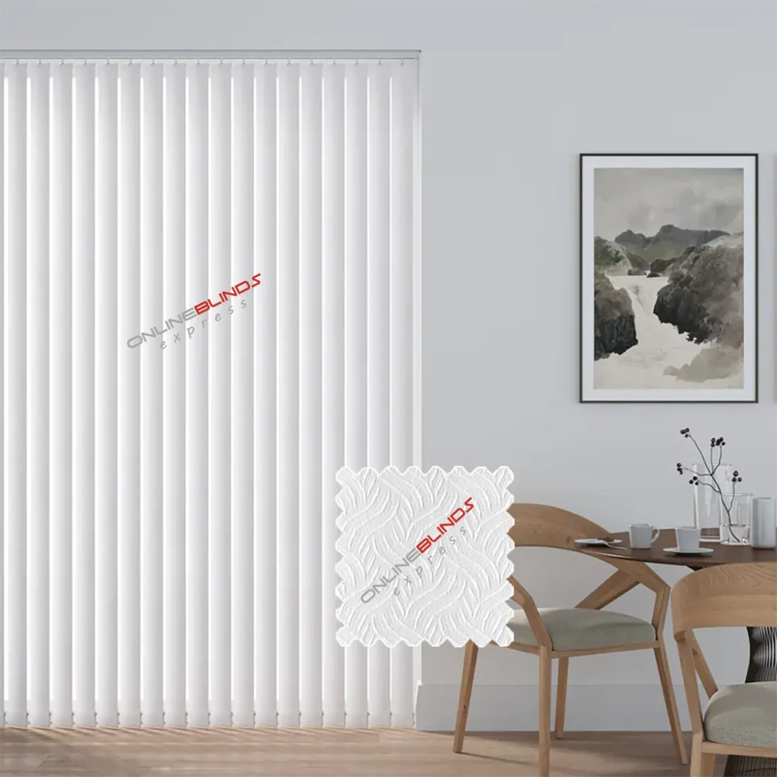 Marina White - Replacement Slats - Online Blinds Express