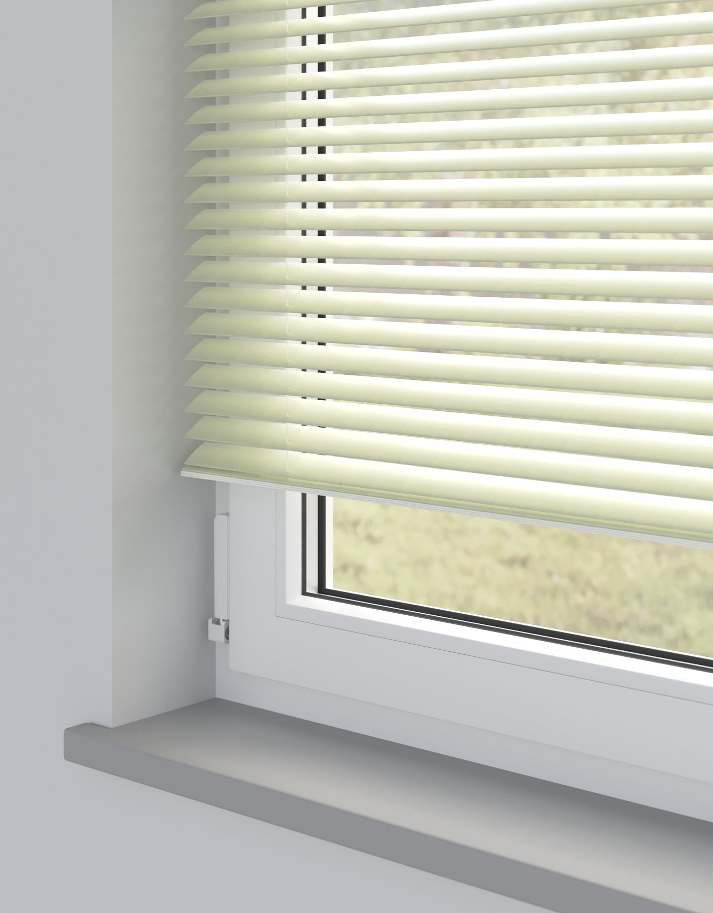 Off White Standard Metal Venetian Blind