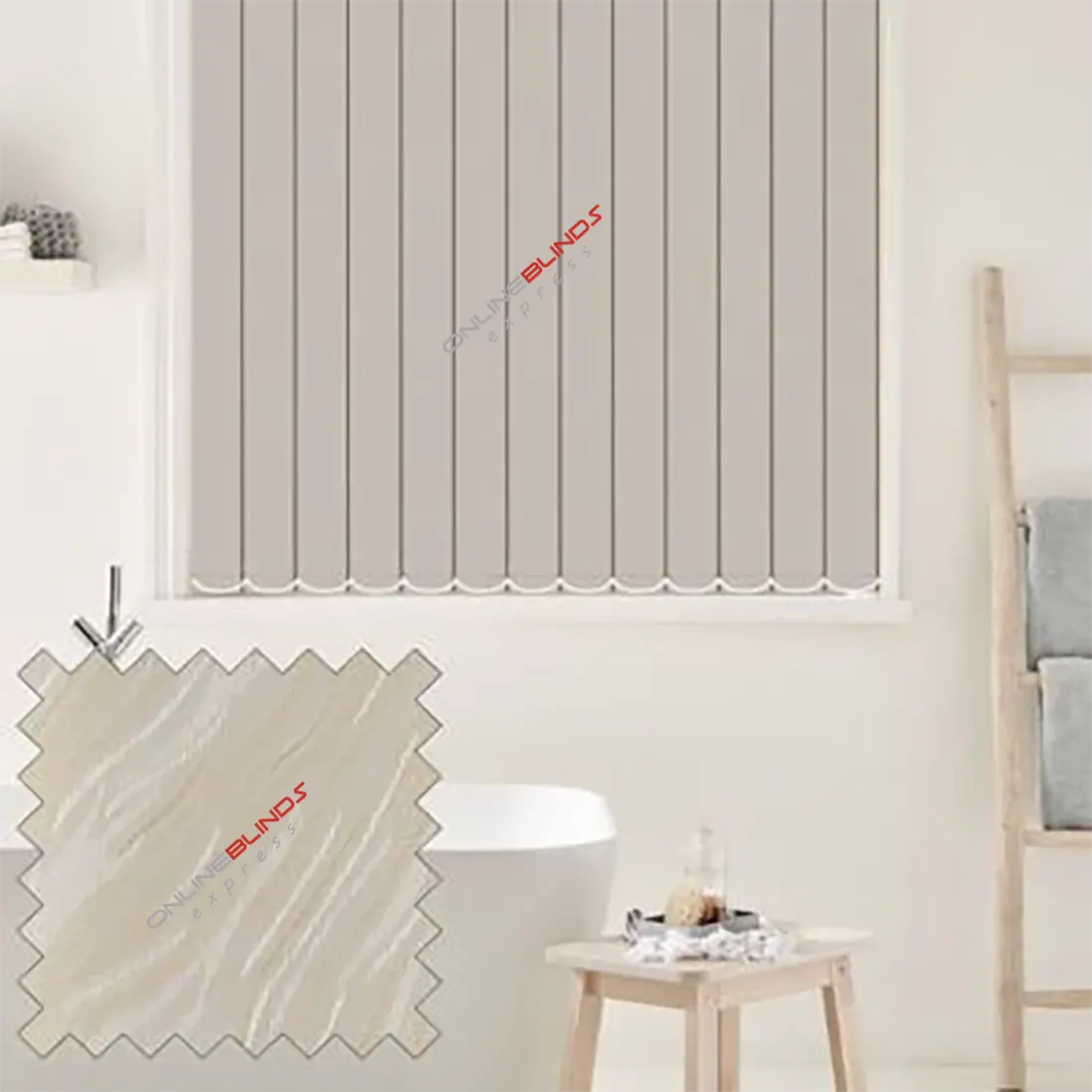 Pacific Sand - Beige Replacement Slats - Online Blinds Express