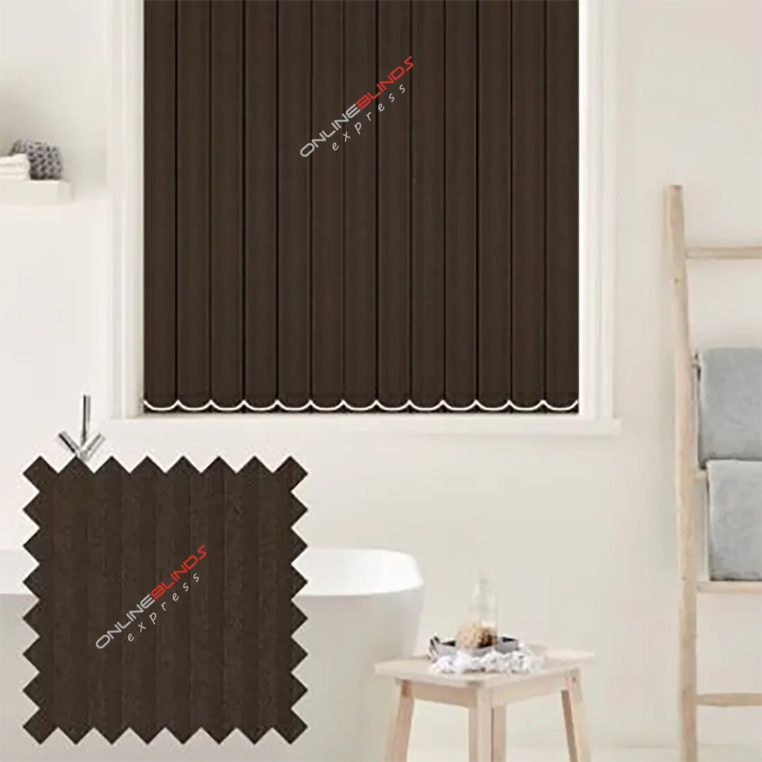 Rome Brown - Replacement Slats - Online Blinds Express