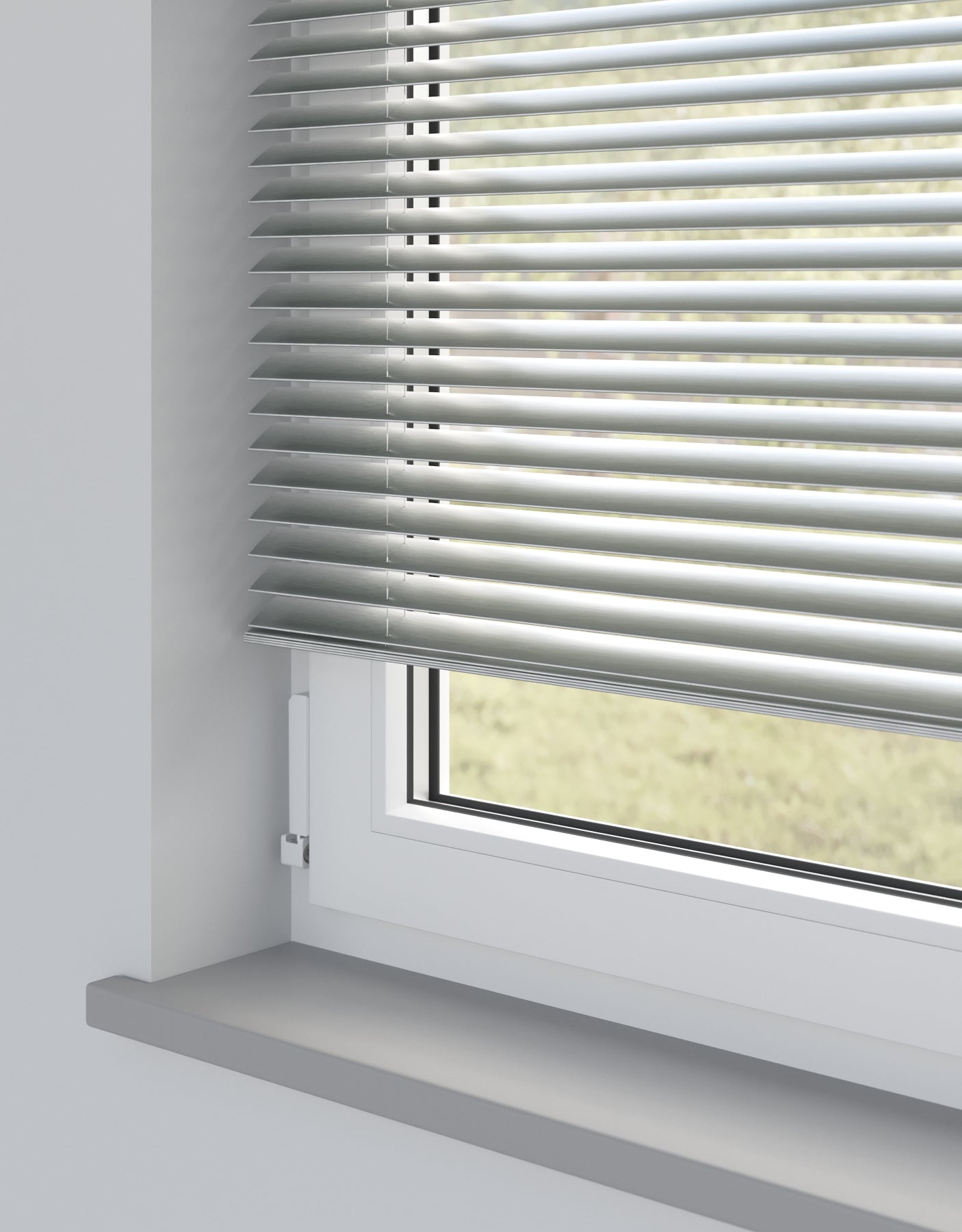 Silver Standard Metal Venetian Blind