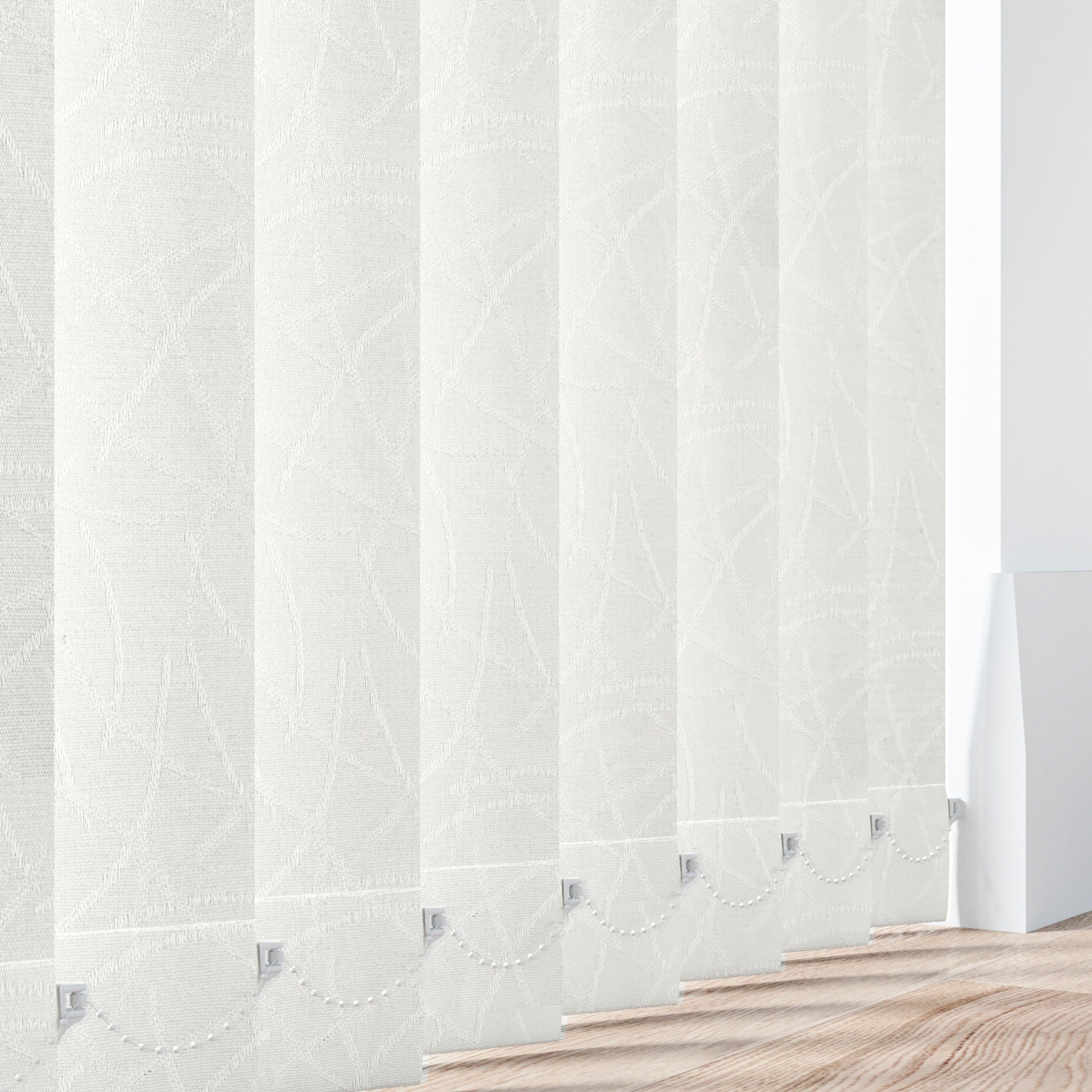 Sweet Snow - White Vertical Blinds