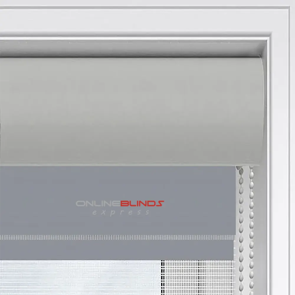 Tokyo Grey Motorised Day and Night Blind - Online Blinds Express