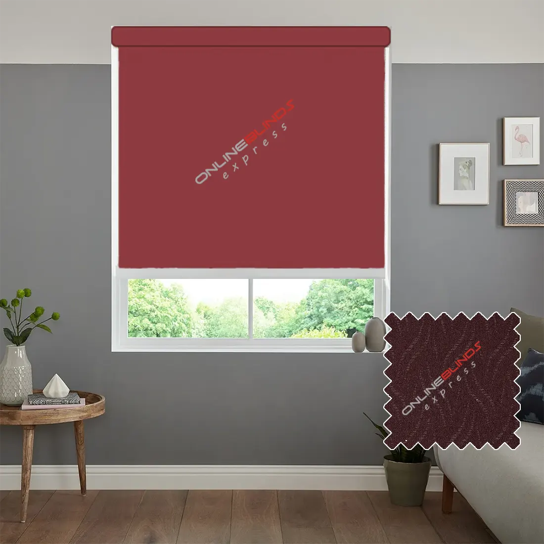 UNITY BRICK MOTORISED ROLLER BLIND - Online Blinds Express