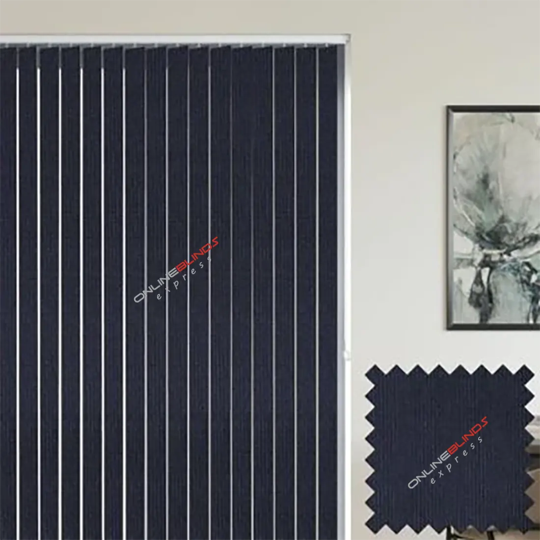 Unity Deep - Blue Replacement Slats - Online Blinds Express