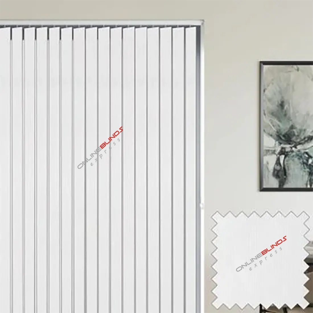 Unity Ice - White Replacement Slats - Online Blinds Express
