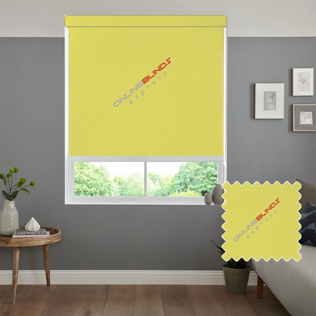 UNITY LIME – NON BLACKOUT ROLLER BLIND - Online Blinds Express
