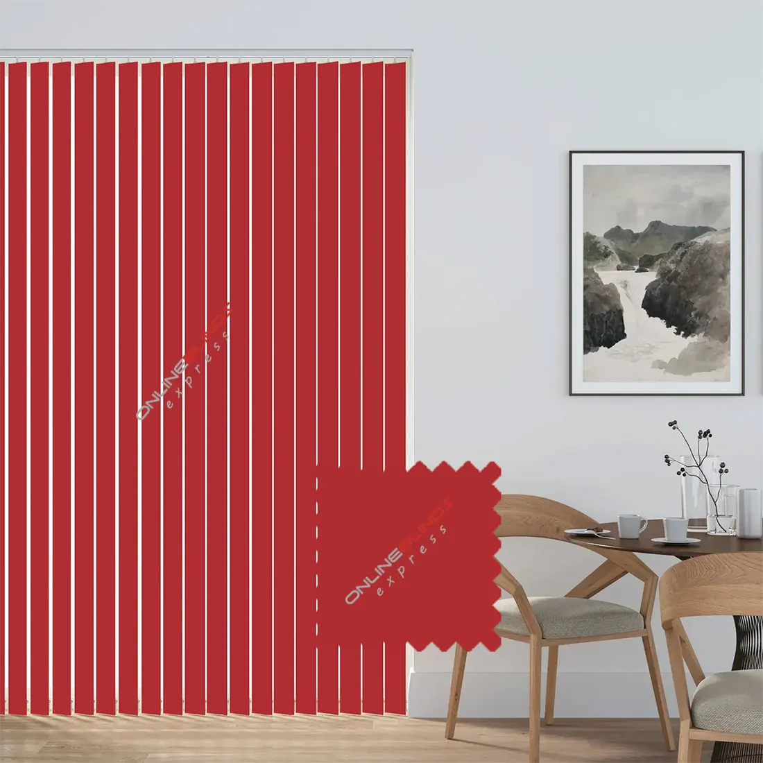 Unity Rose - Red Replacement Slats - Online Blinds Express