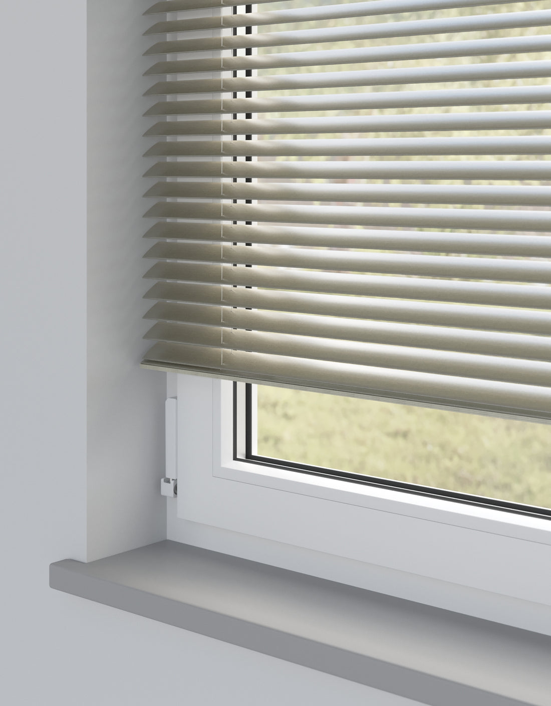 Walnut Standard Metal Venetian Blind - Online Blinds Express