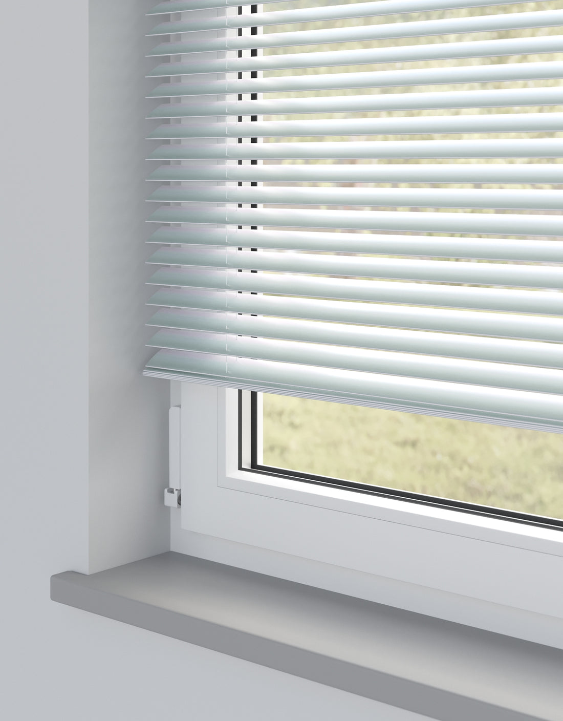 White Shimmer Special Metal Venetian Blind - Online Blinds Express