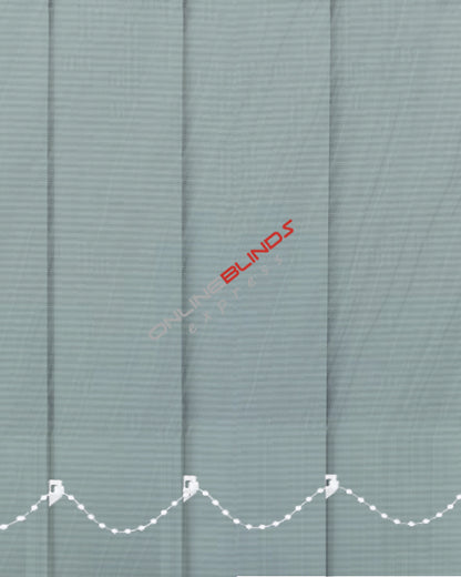 AQUALUSH DUCK EGG - PVC Waterproof Blackout Vertical Blinds