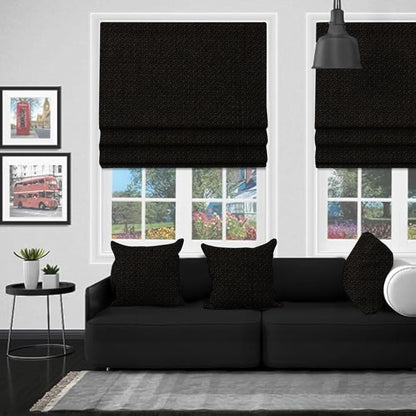 Adana, Black - Roman Blind