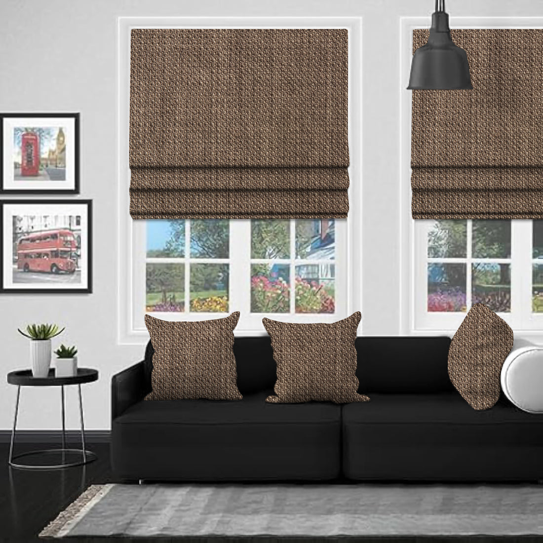 Adana Slate Grey - Roman Blind