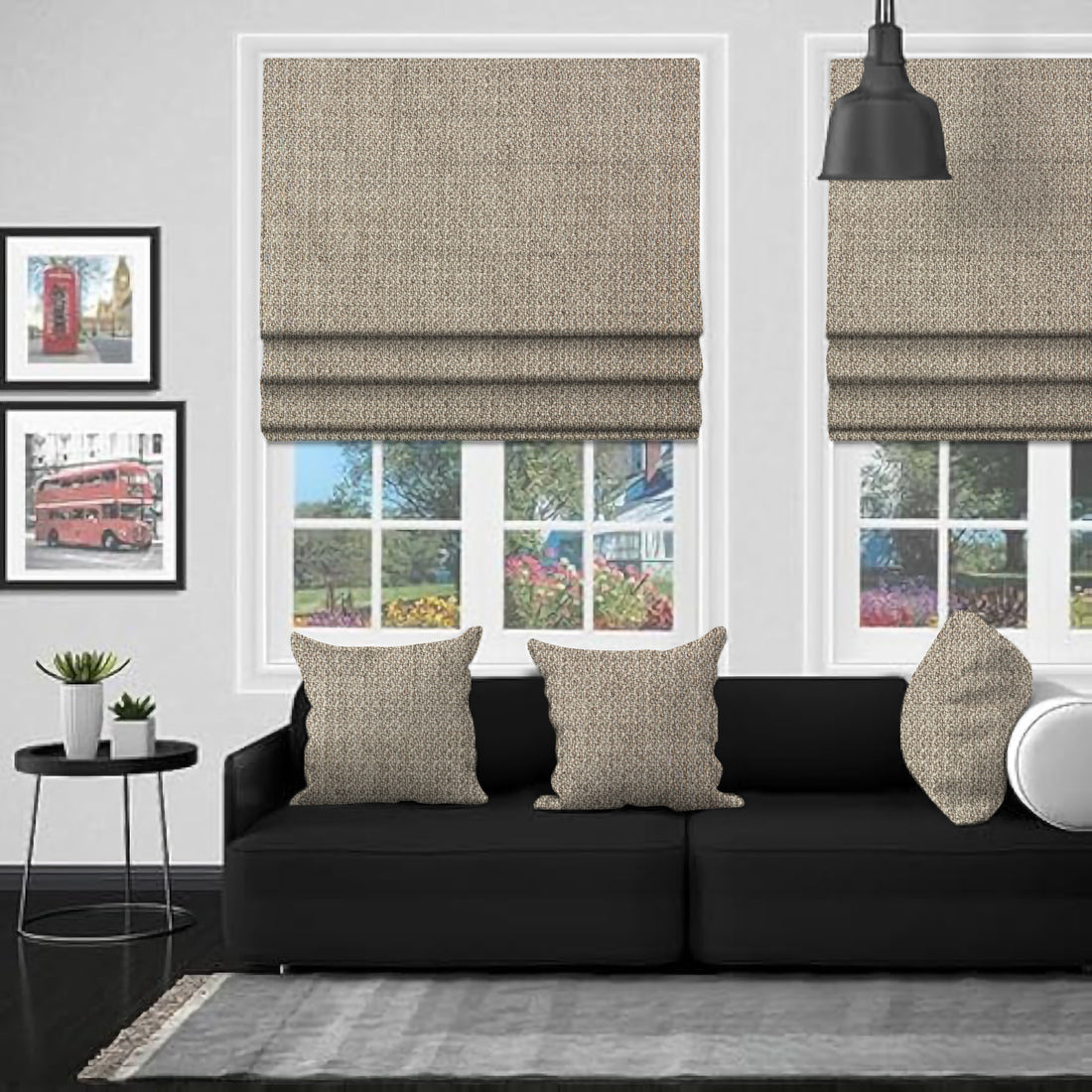 Adana Silver - Roman Blinds