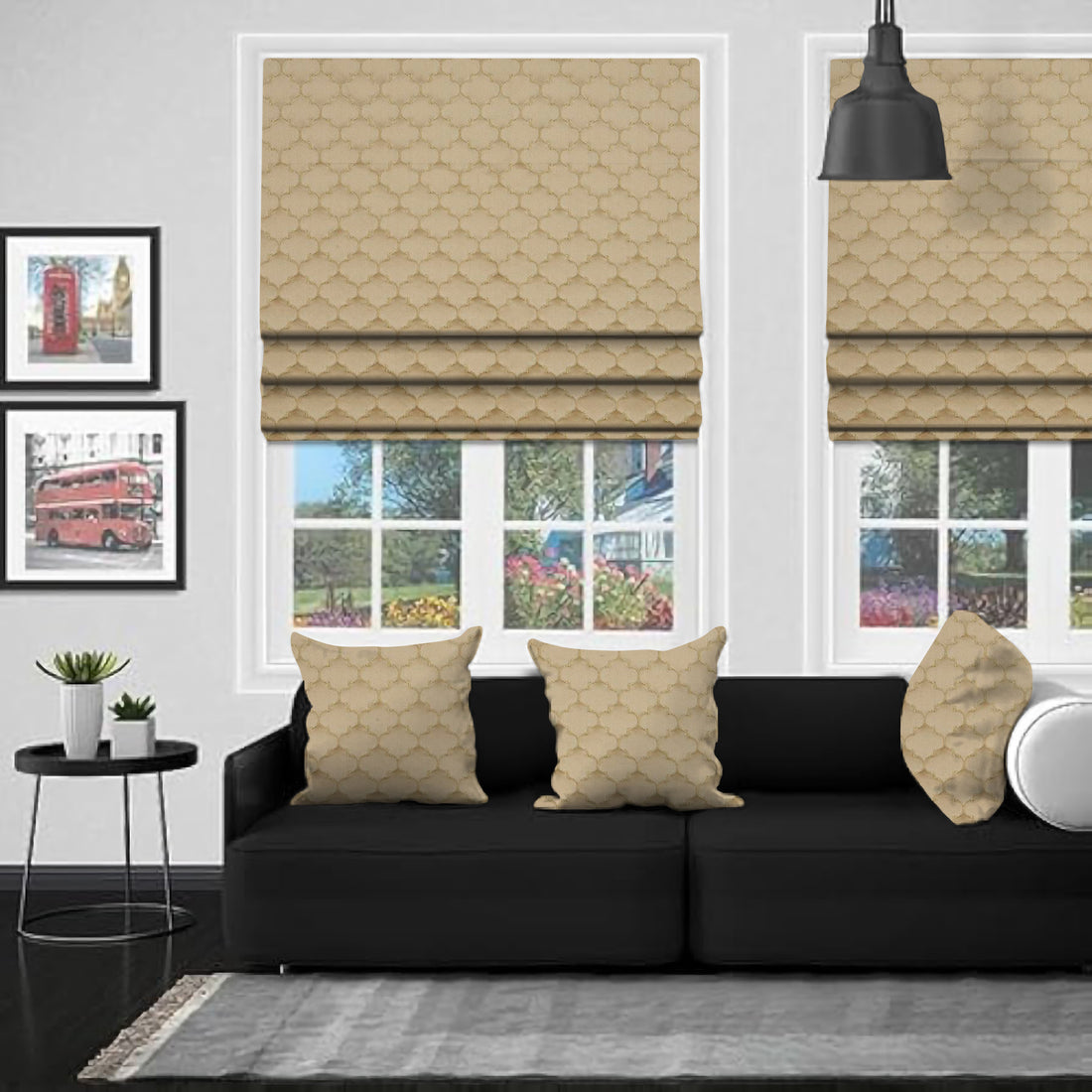 Alhambra Caramel - Roman Blind