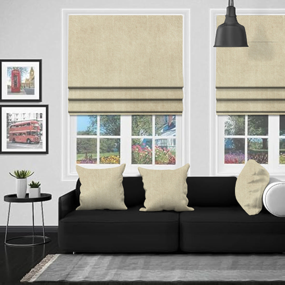 Ankara Almond EB - Roman Blind