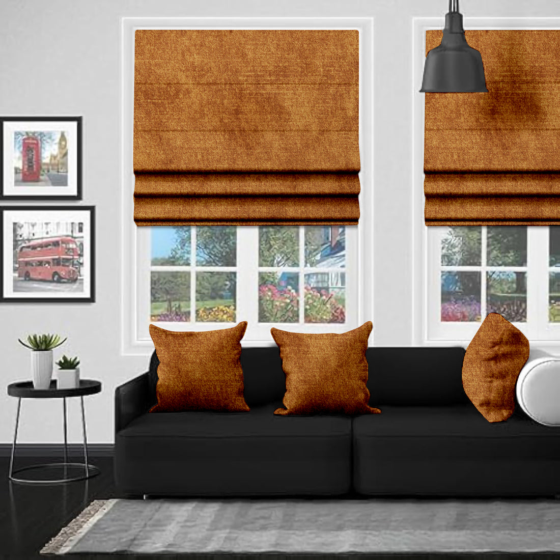 Ankara Tumeric EB - Roman Blind