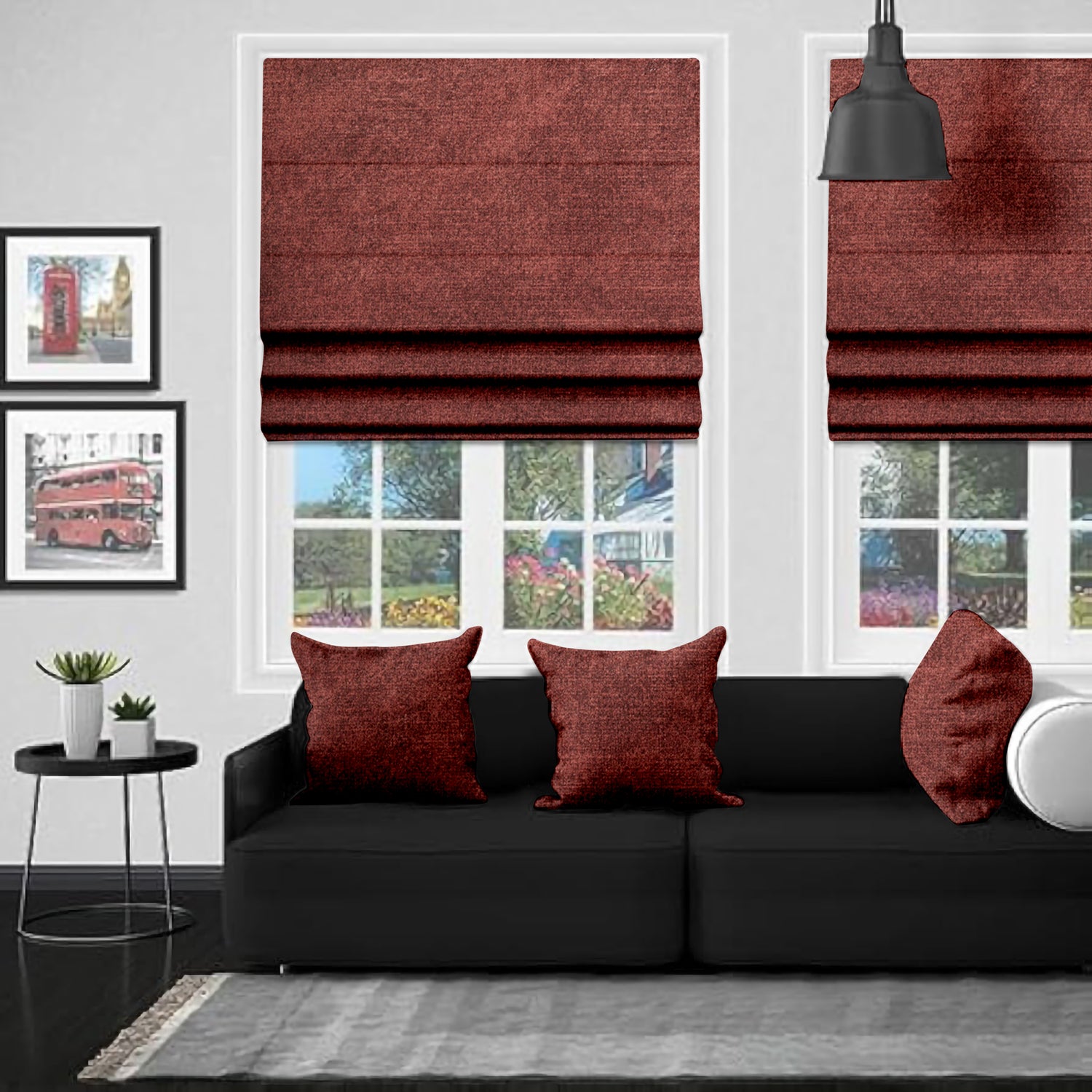 Ankara Ox - Blood - Roman Blind