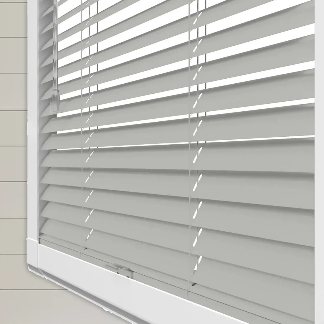 Ash Grey Perfect Fit Wooden Blind