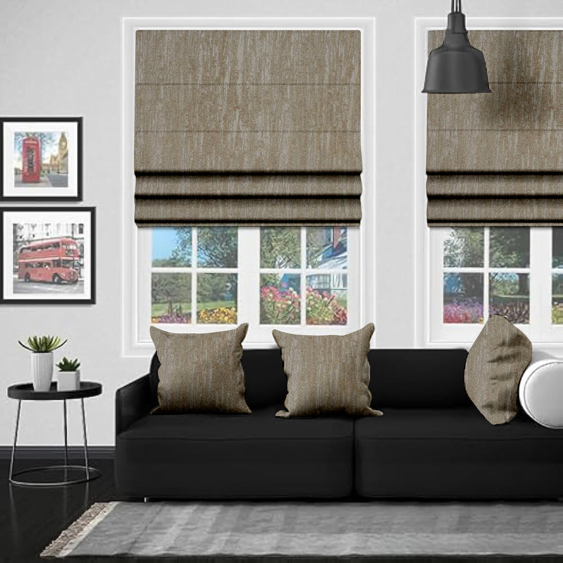 Bali Taupe EB - Roman Blind