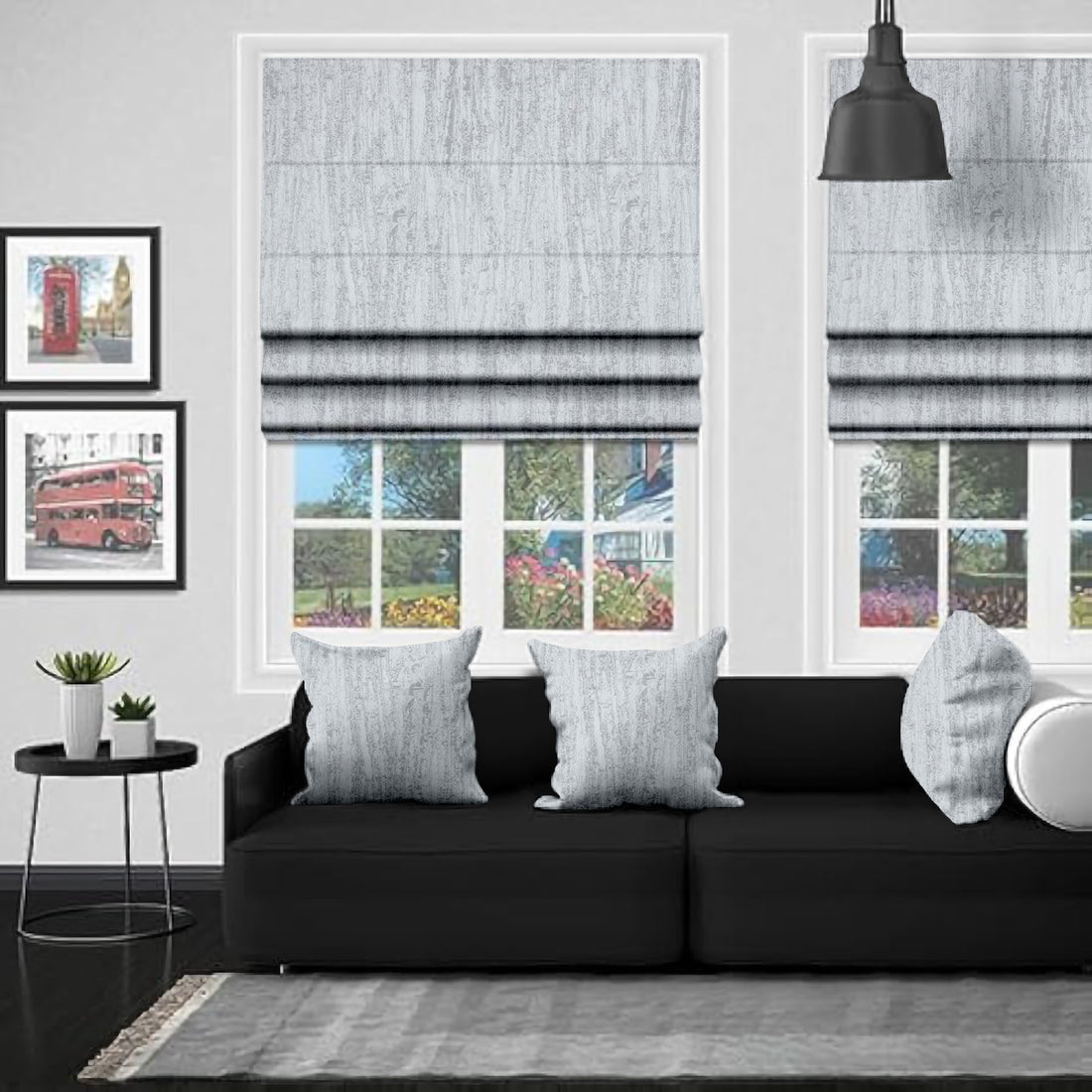 Bali White EB - Roman Blind
