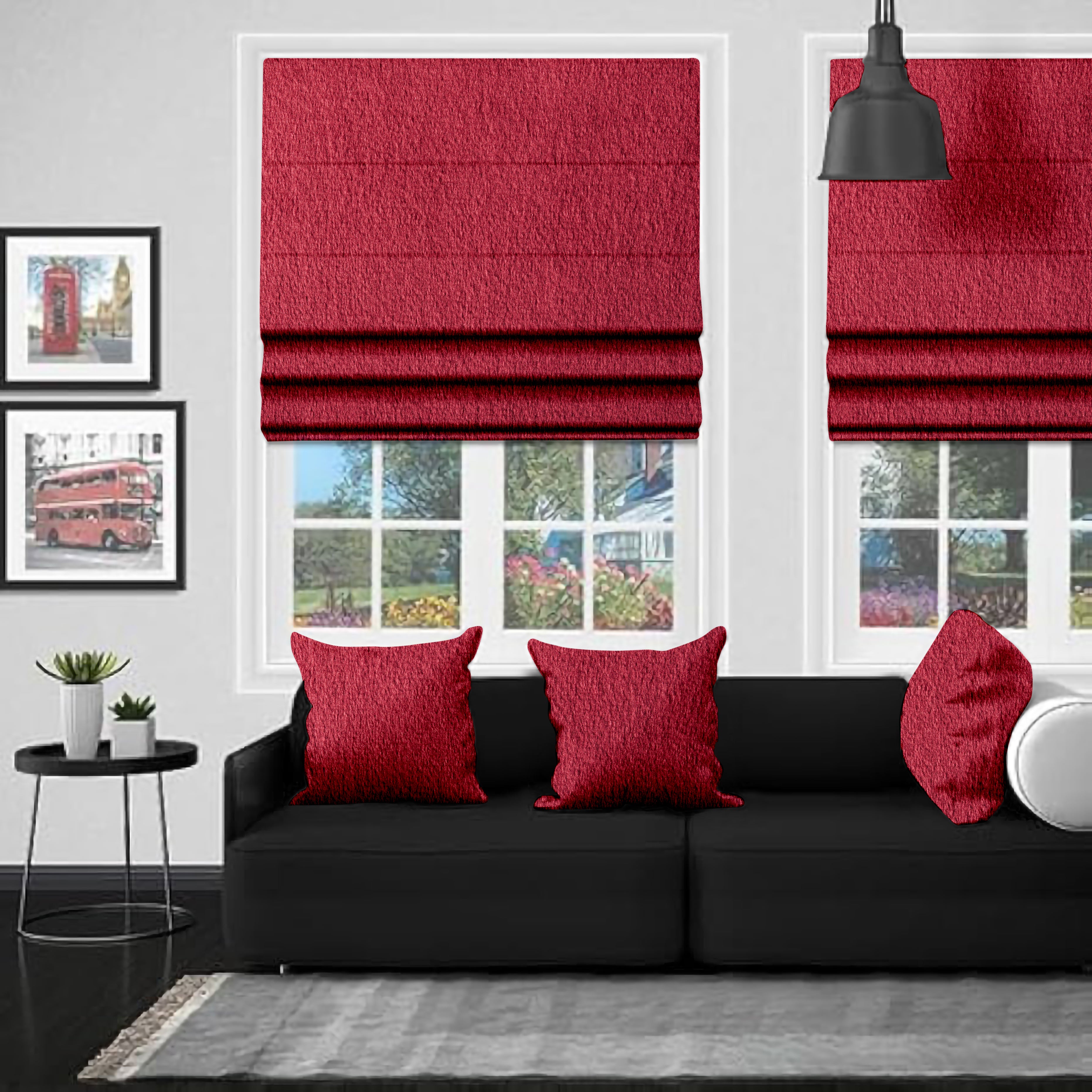 Bursa Claret - Roman Blind
