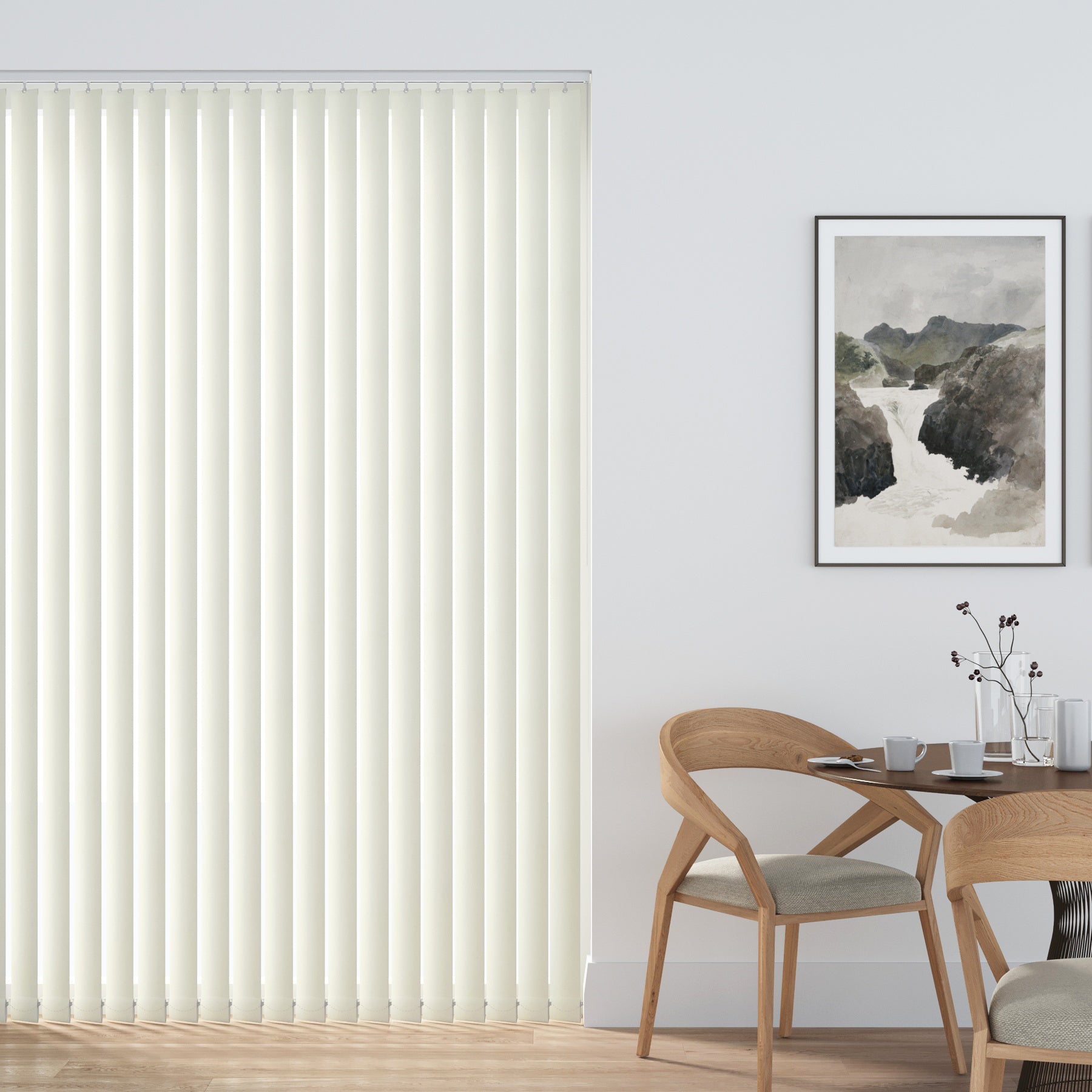 Cloud Cream - Vertical Blinds