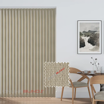 Cairo Beige - Blackout Vertical Blinds