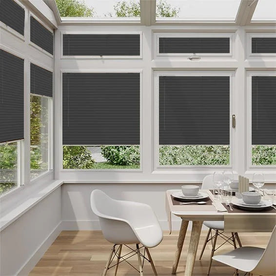 Carbon Black Perfect Fit Wooden blind