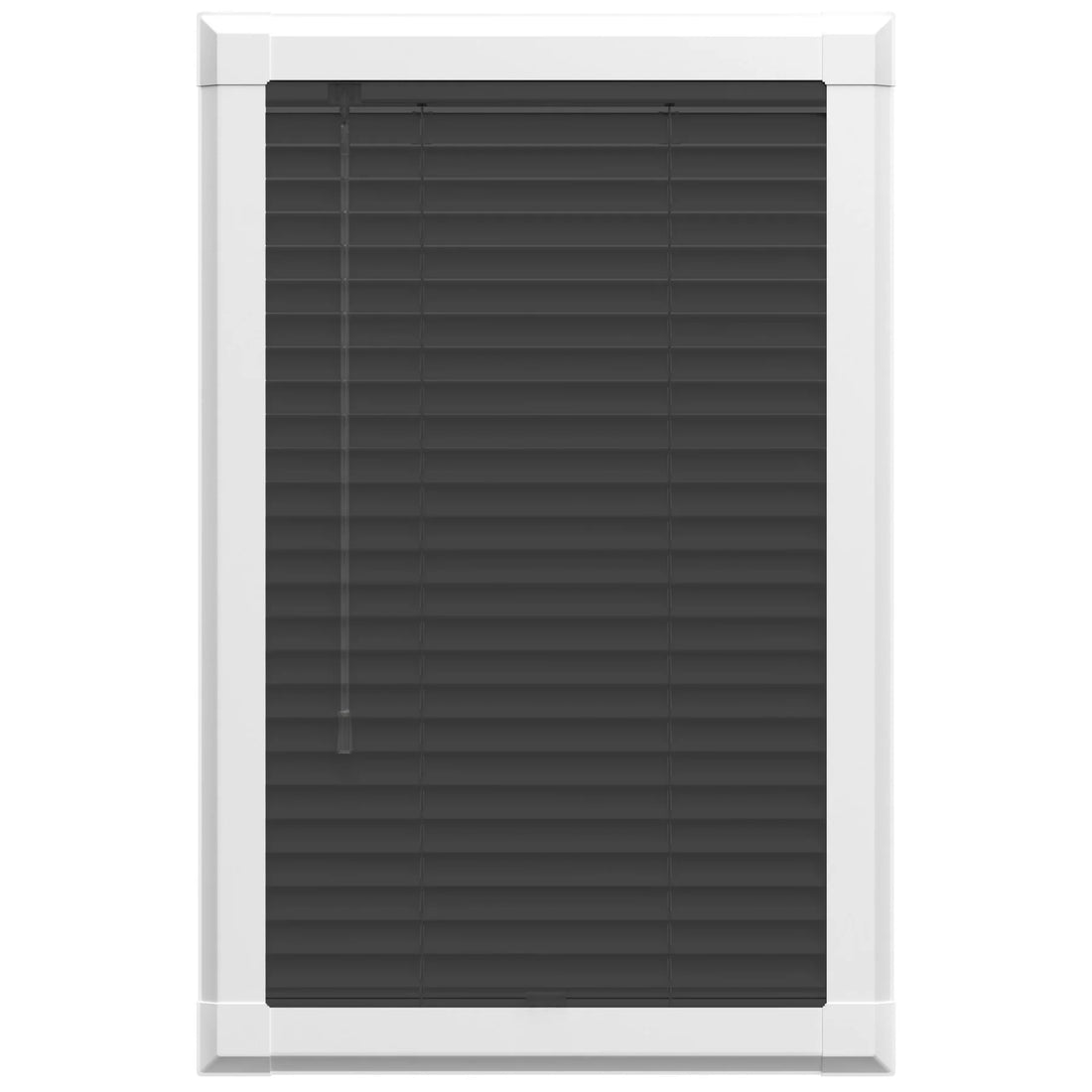 Carbon Black Perfect Fit Wooden blind