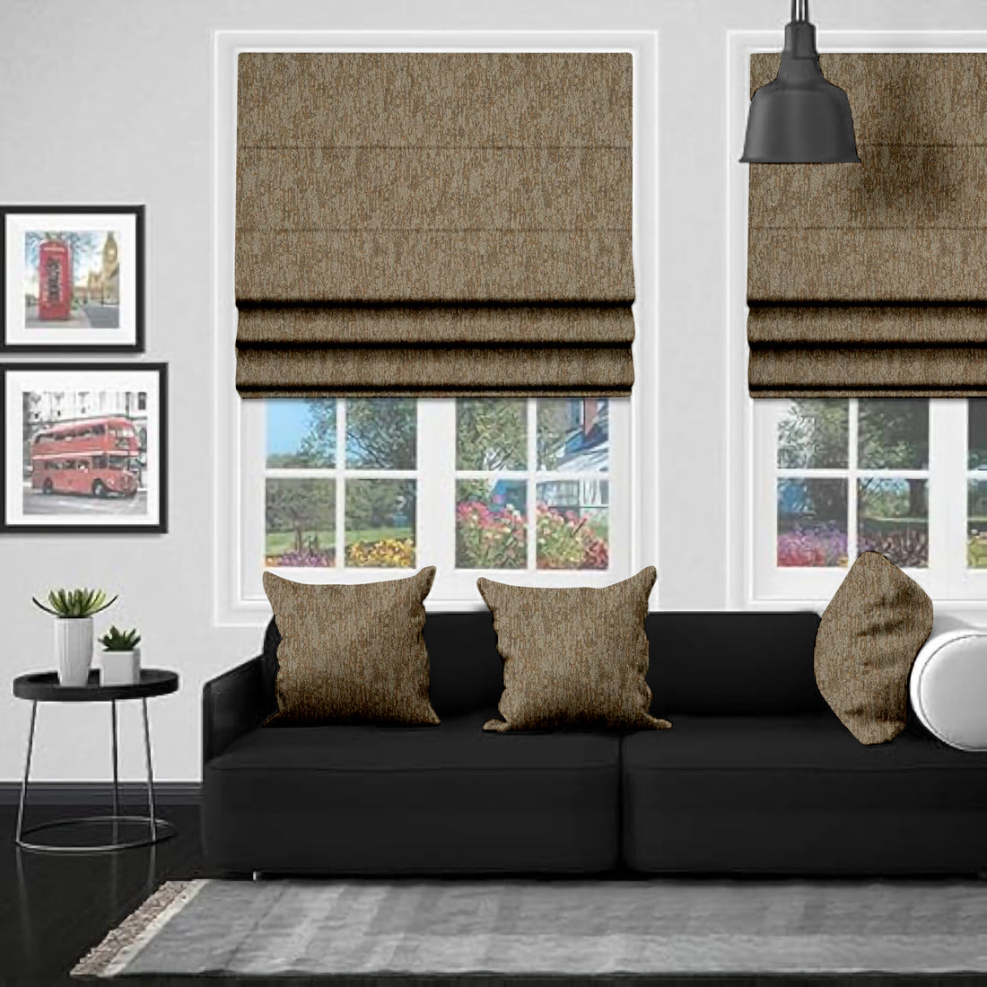 Celina Gold EB - Roman Blind