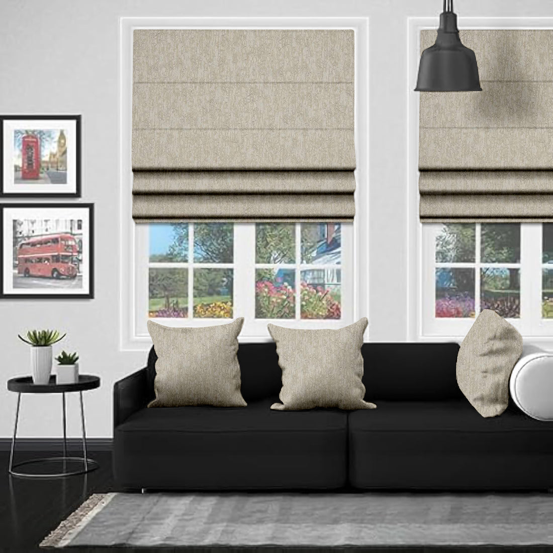 Celina Cream EB - Roman Blind