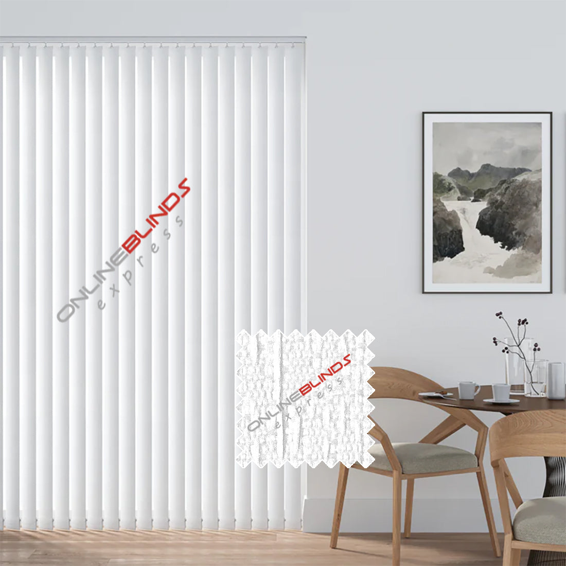 Cloud White - Vertical Blinds