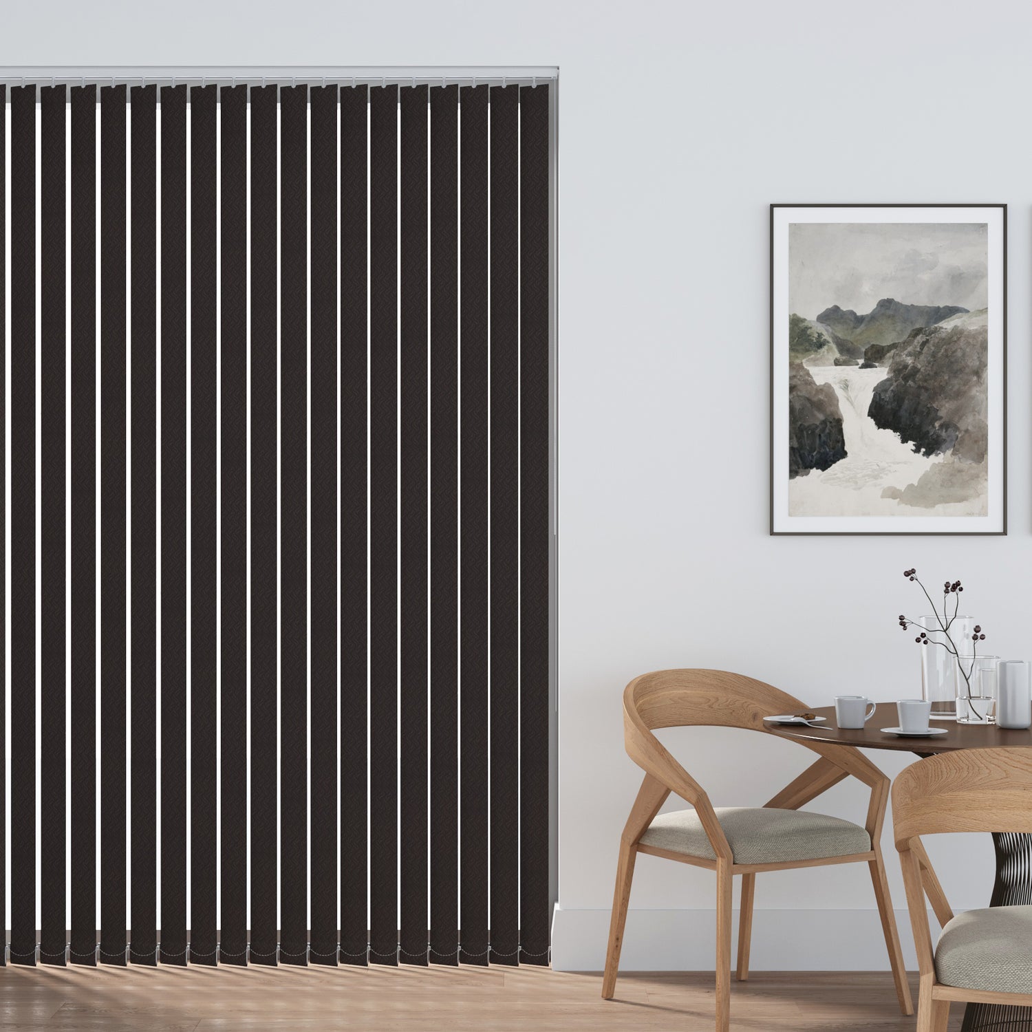 Dolphin Brown - Vertical Blinds