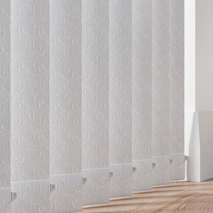 Dolphin White - Vertical Blinds