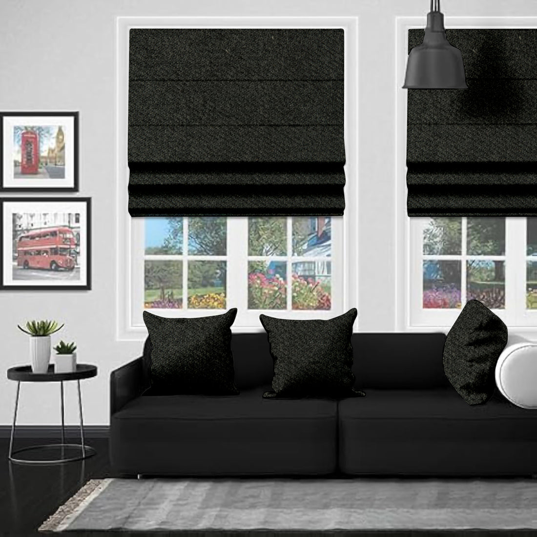 Dalyan Graphite EB - Roman Blind