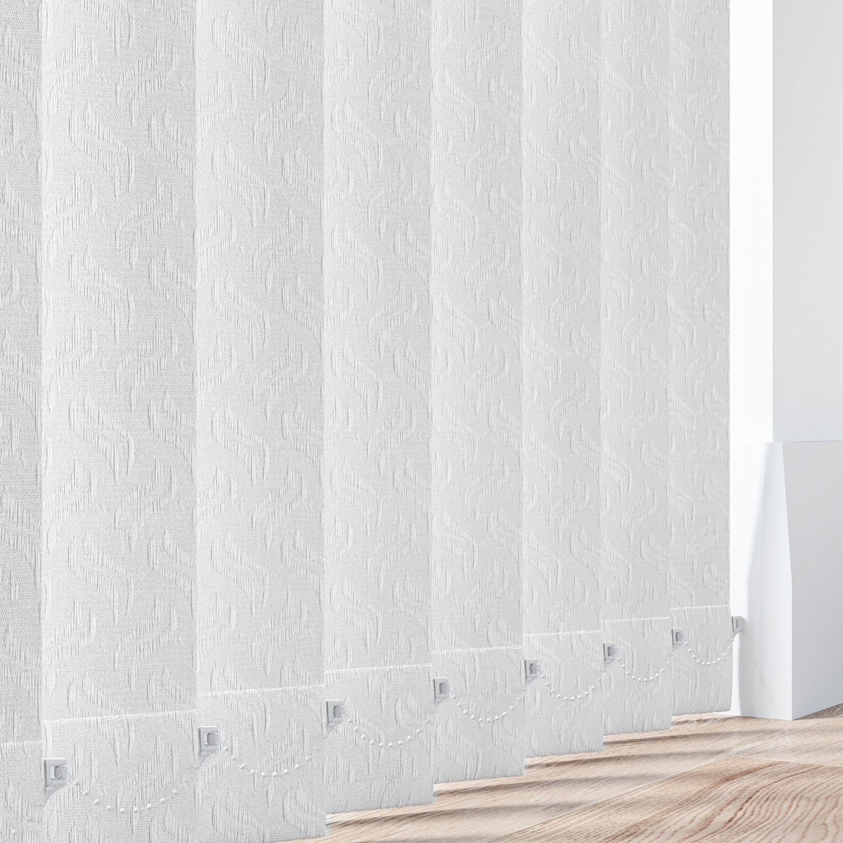 Dolphin White - Vertical Blinds