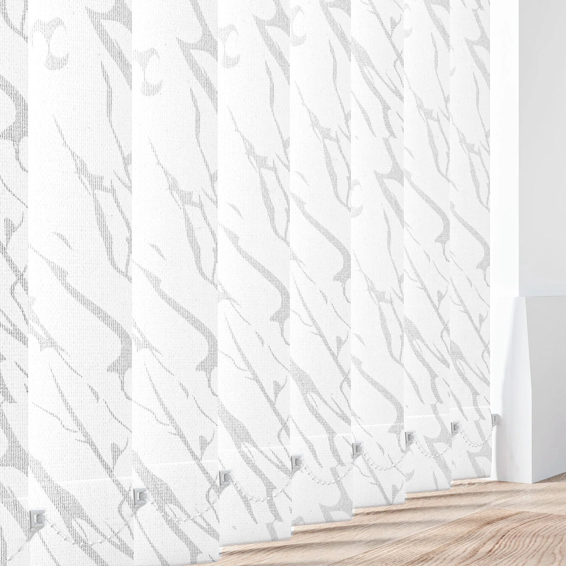 Fiesta White - PVC Waterproof Vertical Blinds