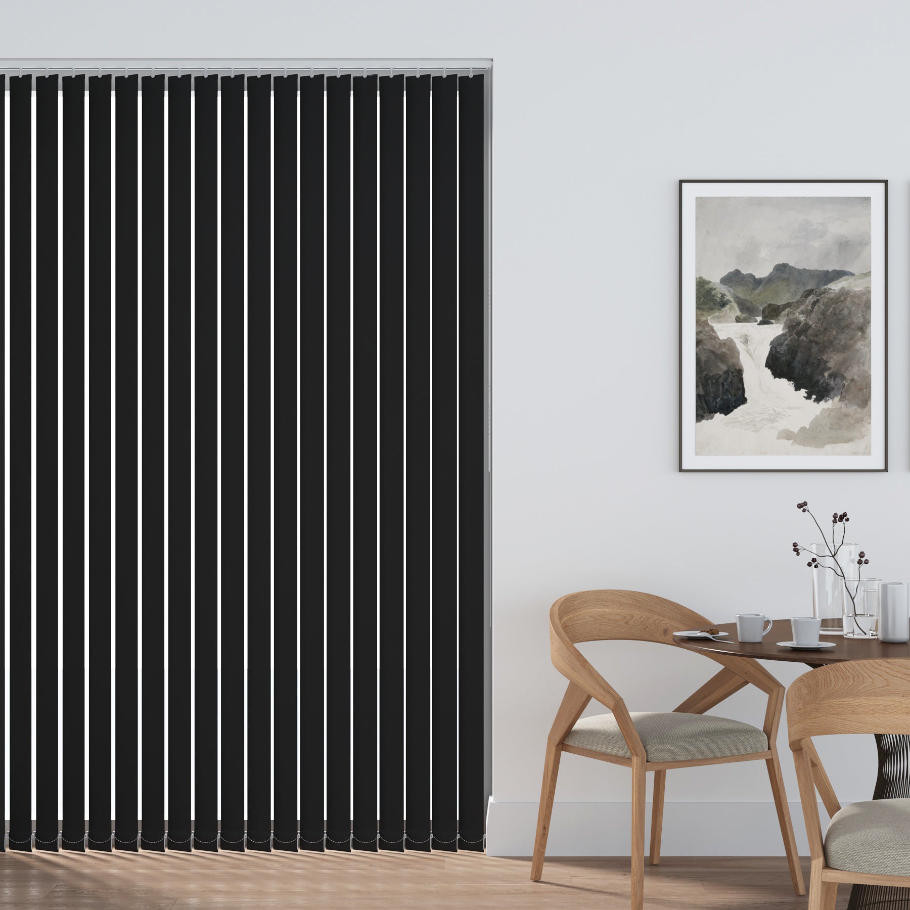 Hambrook Black - Vertical Blinds