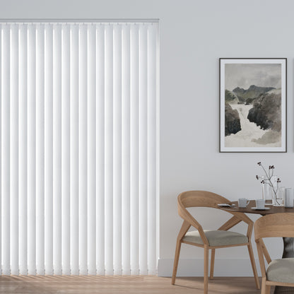 Hambrook Snow - White Vertical Blinds